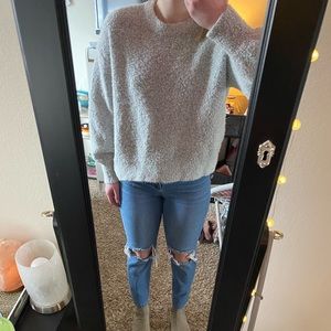 Old Navy. Soft, light gray sweater. Size L